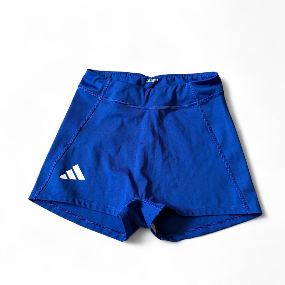 Adidas blue running gym shorts size S